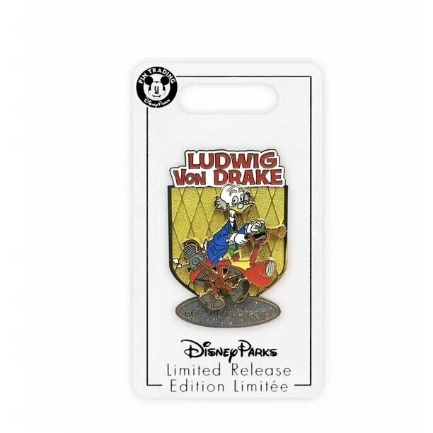 Disney Parks Ludwig Von Drake 60th Anniversary Pin - Limited Release - New