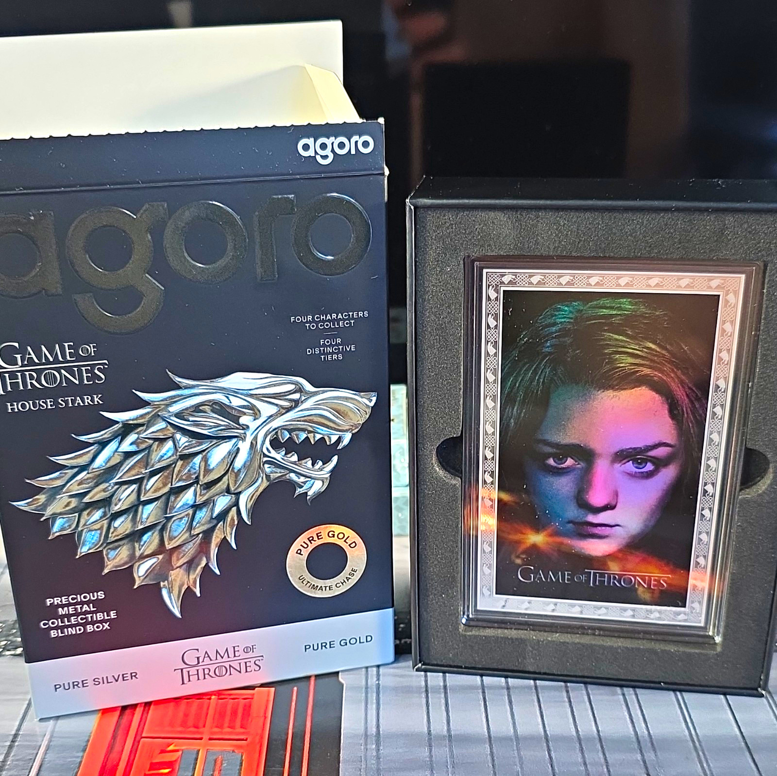 Agoro- Game of Thrones- Tier 1- Arya Stark- .999 5Gram Silver- #0041/1200 Agoro- Game of Thrones- Tier 1- Arya Stark- .999 5Gram Silver- #0041/1200