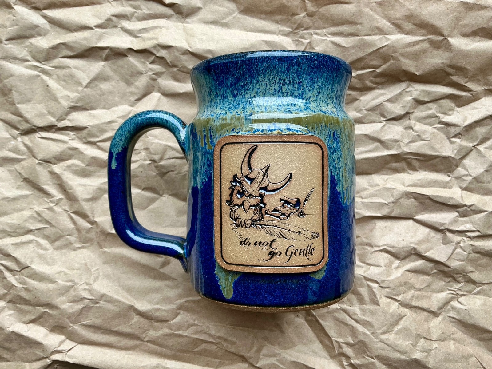 iron bean coffee company dual medallion mug sunset hill stoneware deneen pottery iron bean coffee company dual medallion mug sunset hill stoneware deneen pottery