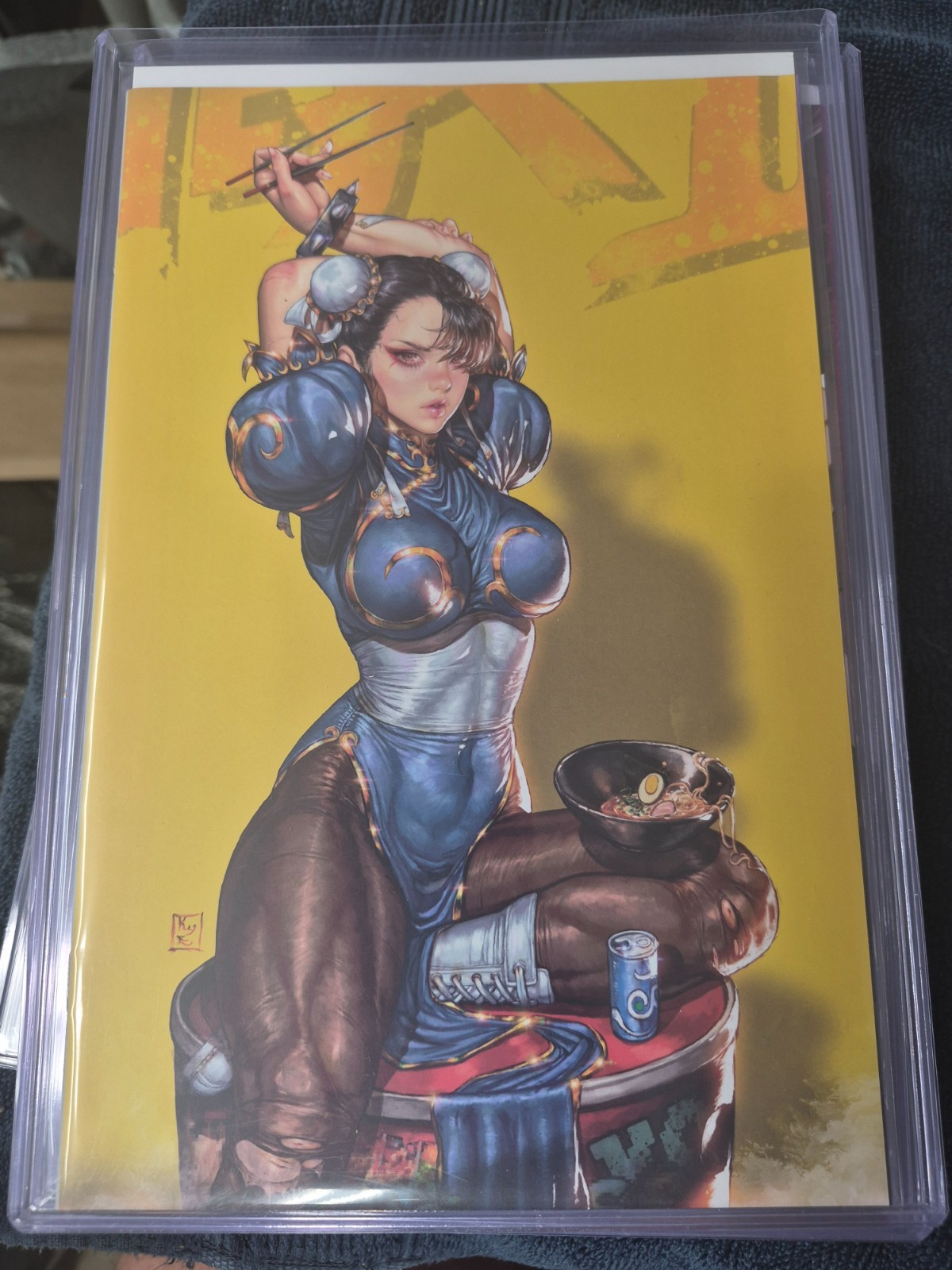 Street Fighter 1 Eom Yellow Virgin SDCC 2025 NM $10 FLAT COMBINED SHIPPING Street Fighter 1 Eom Yellow Virgin SDCC 2025 NM $10 FLAT COMBINED SHIPPING
