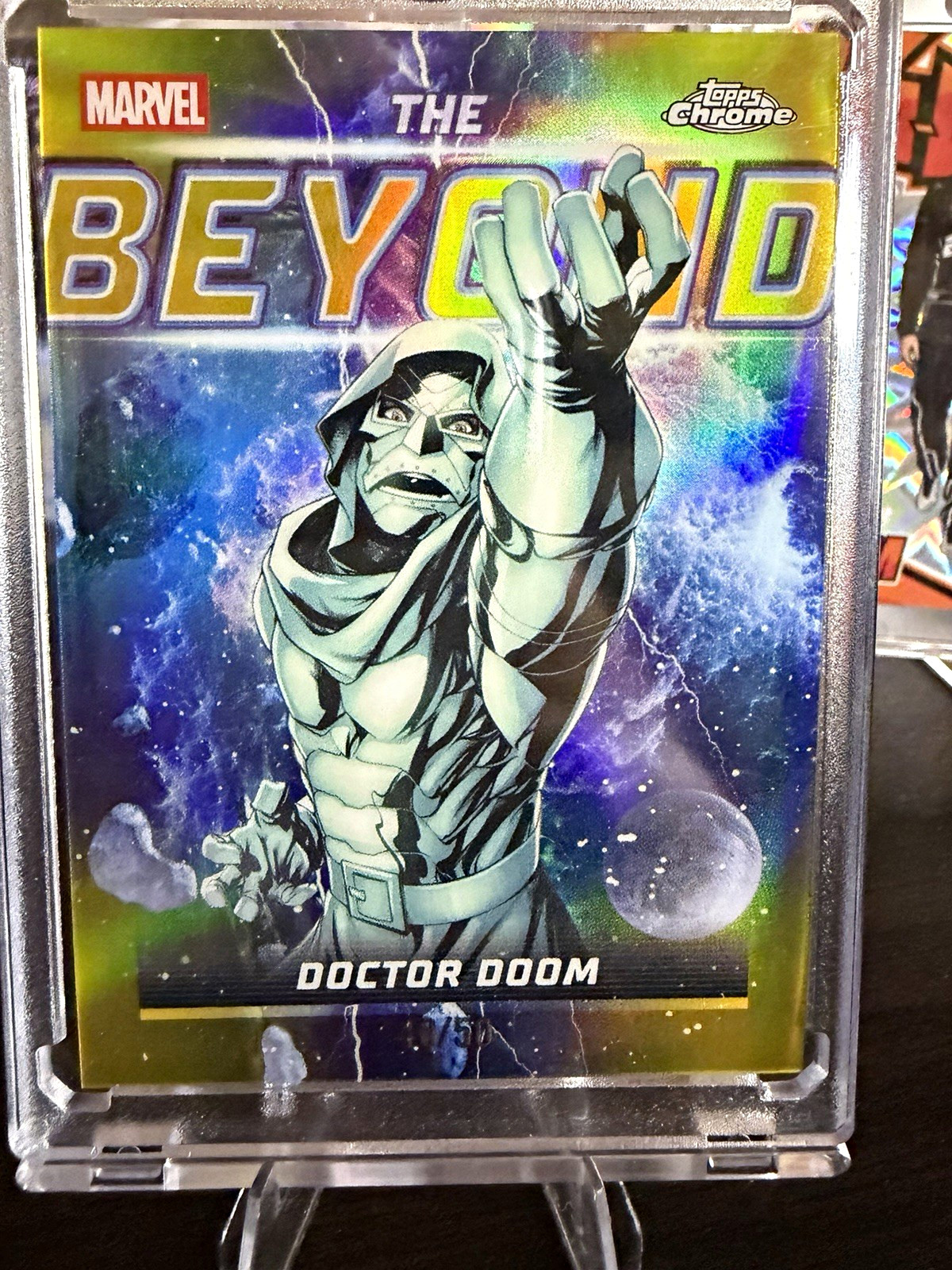 Topps 2026 Topps Chrome Marvel Comics The Beyond Doctor Doom TB-12 Hologram Topps 2026 Topps Chrome Marvel Comics The Beyond Doctor Doom TB-12 Hologram