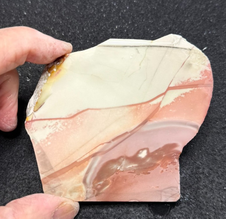 Willow Creek Jasper Slab, great for making cabochons 4.11 oz (#1083) Willow Creek Jasper Slab, great for making cabochons 4.11 oz (#1083)