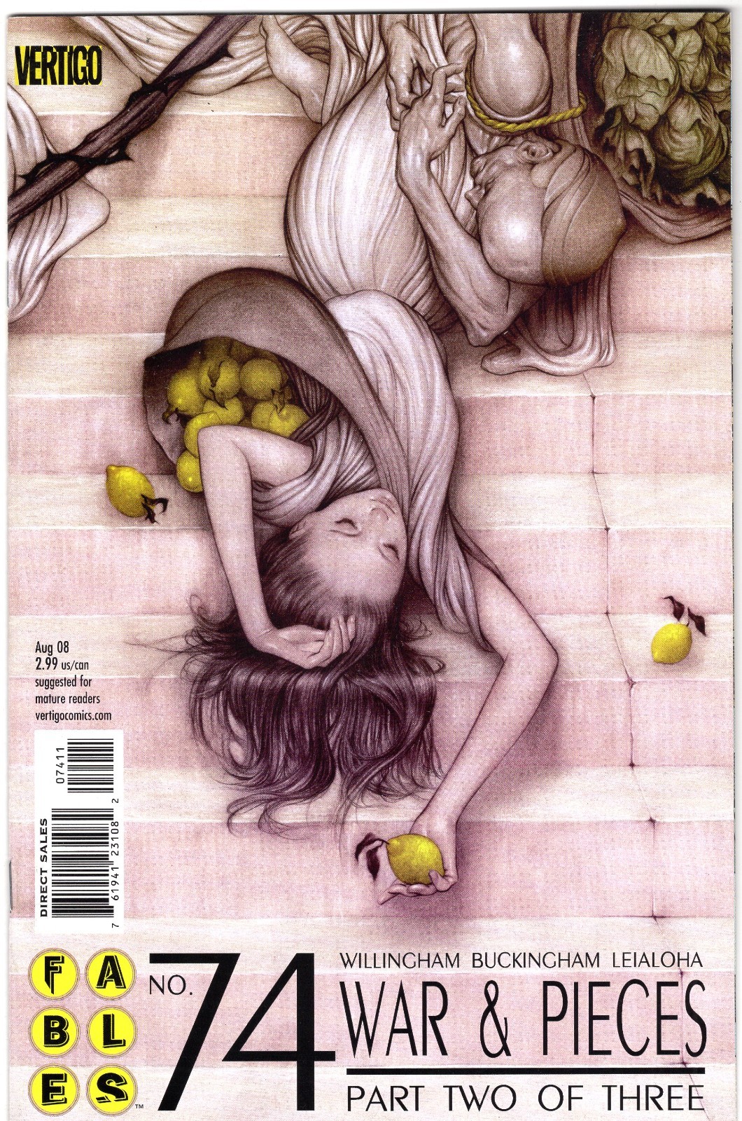 Fables #74 DC Vertigo Comics 2008 NM+ Fables #74 DC Vertigo Comics 2008 NM+
