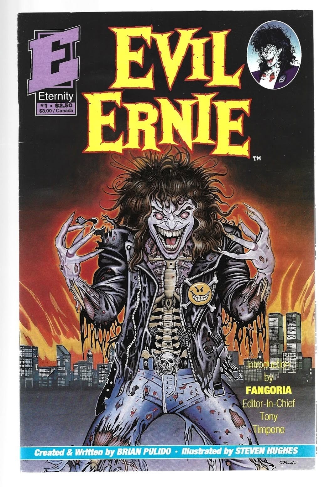 Evil Ernie #1 (Eternity 1991) 6.0/6.5 — 1st App Evil Ernie & Lady Death Key