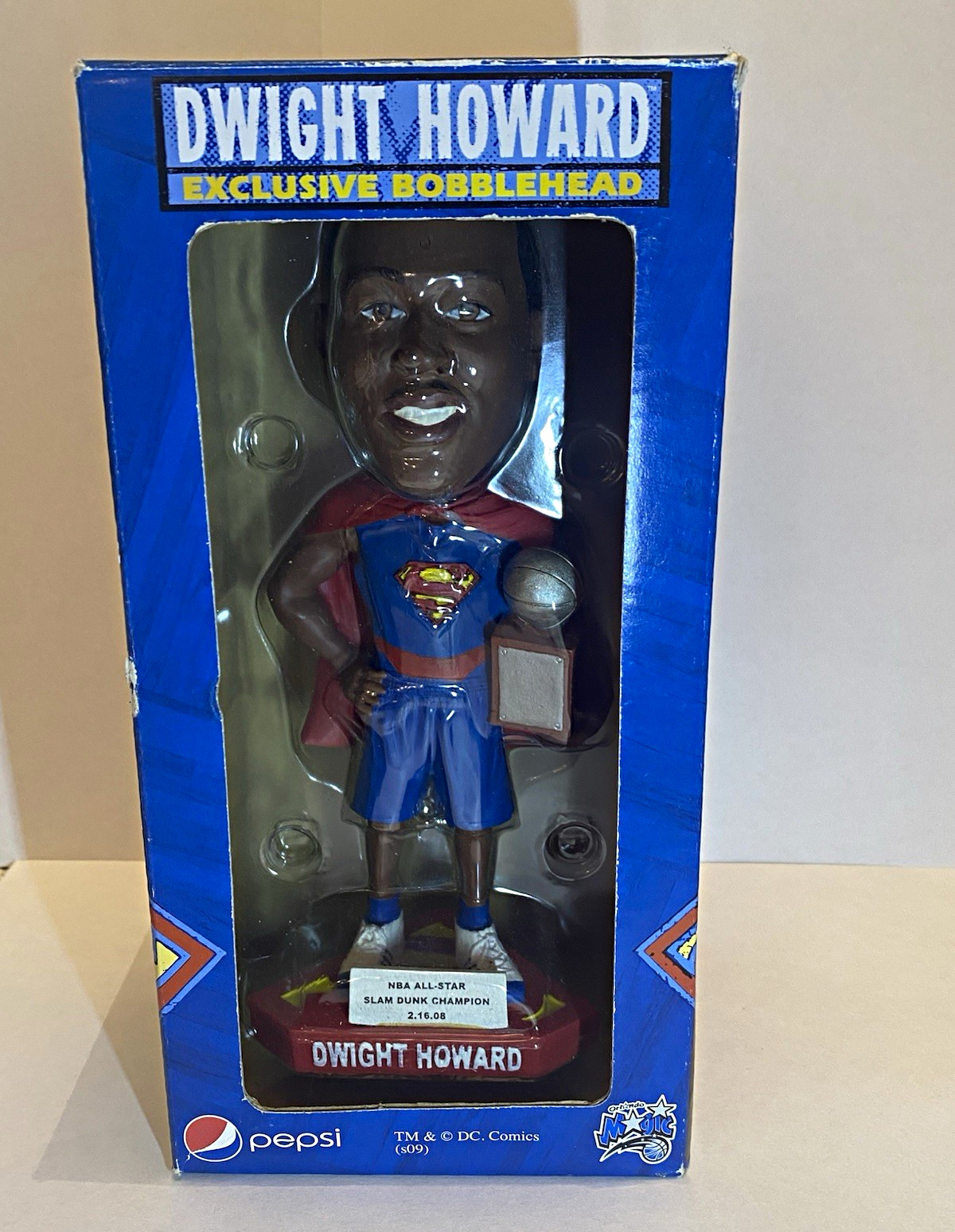 Dwight Howard Orlando Magic Exclusive Superman Bobblehead