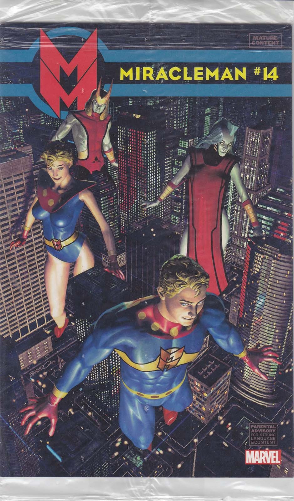 Miracleman (2nd Series) #14B (in bag) VF/NM; Marvel | Alan Moore Pichelli - w/Ba Miracleman (2nd Series) #14B (in bag) VF/NM; Marvel | Alan Moore Pichelli - w/Ba