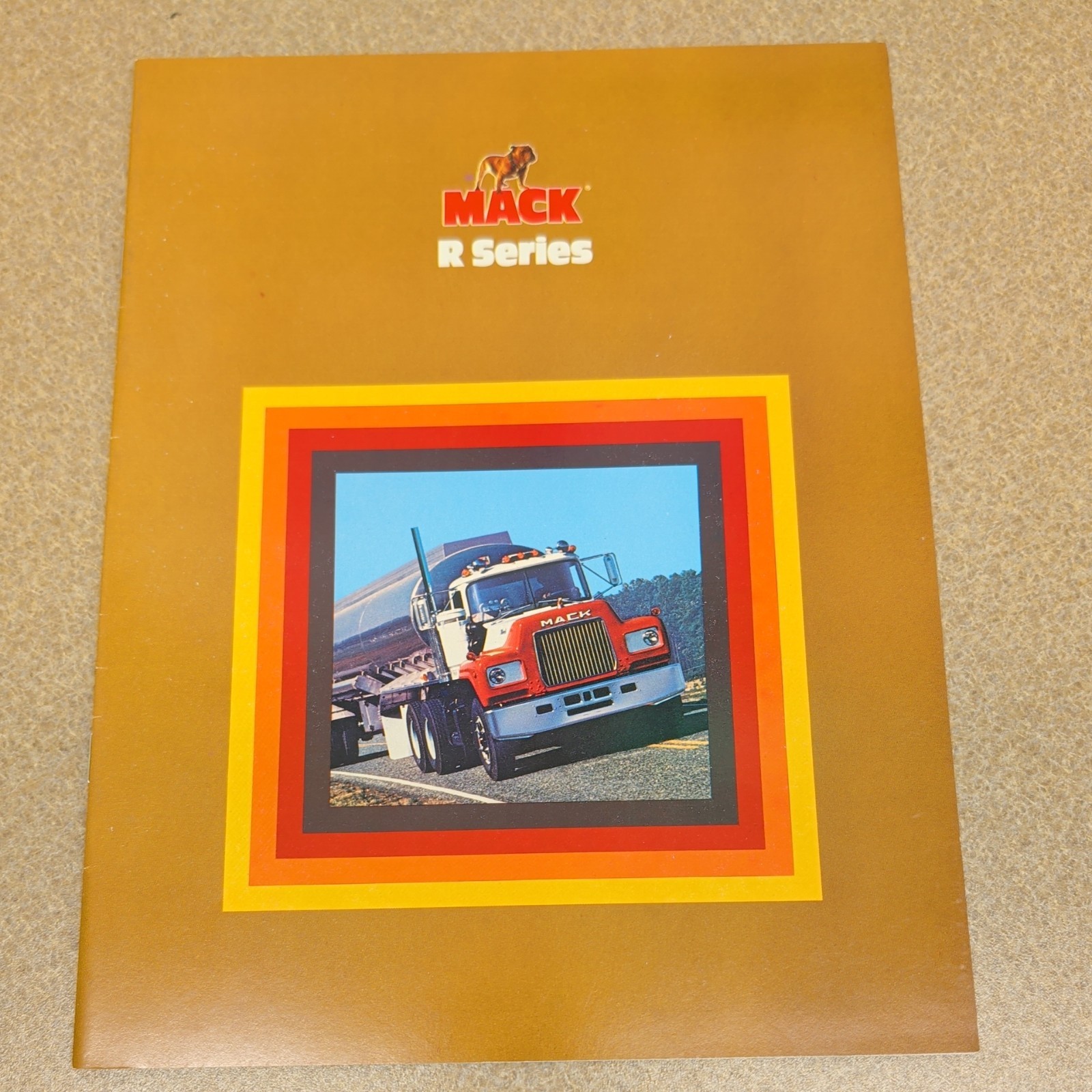 1970's MACK Trucks R Series Vintage Semi Truck Dealer Sales Brochure mint 1970's MACK Trucks R Series Vintage Semi Truck Dealer Sales Brochure mint
