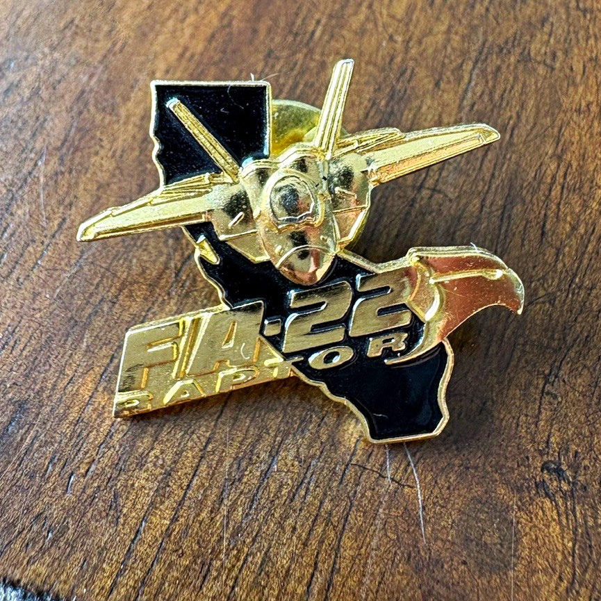 Lockheed Martin–Boeing F-22 Raptor Unites States Air Force Military Lapel Pin