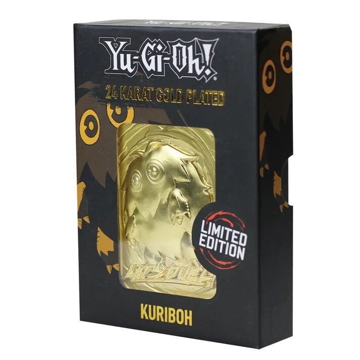 Yu-Gi-Oh Limited Edition 24k Gold Plated Kuriboh Metal Card Brand New LE RARE Yu-Gi-Oh Limited Edition 24k Gold Plated Kuriboh Metal Card Brand New LE RARE