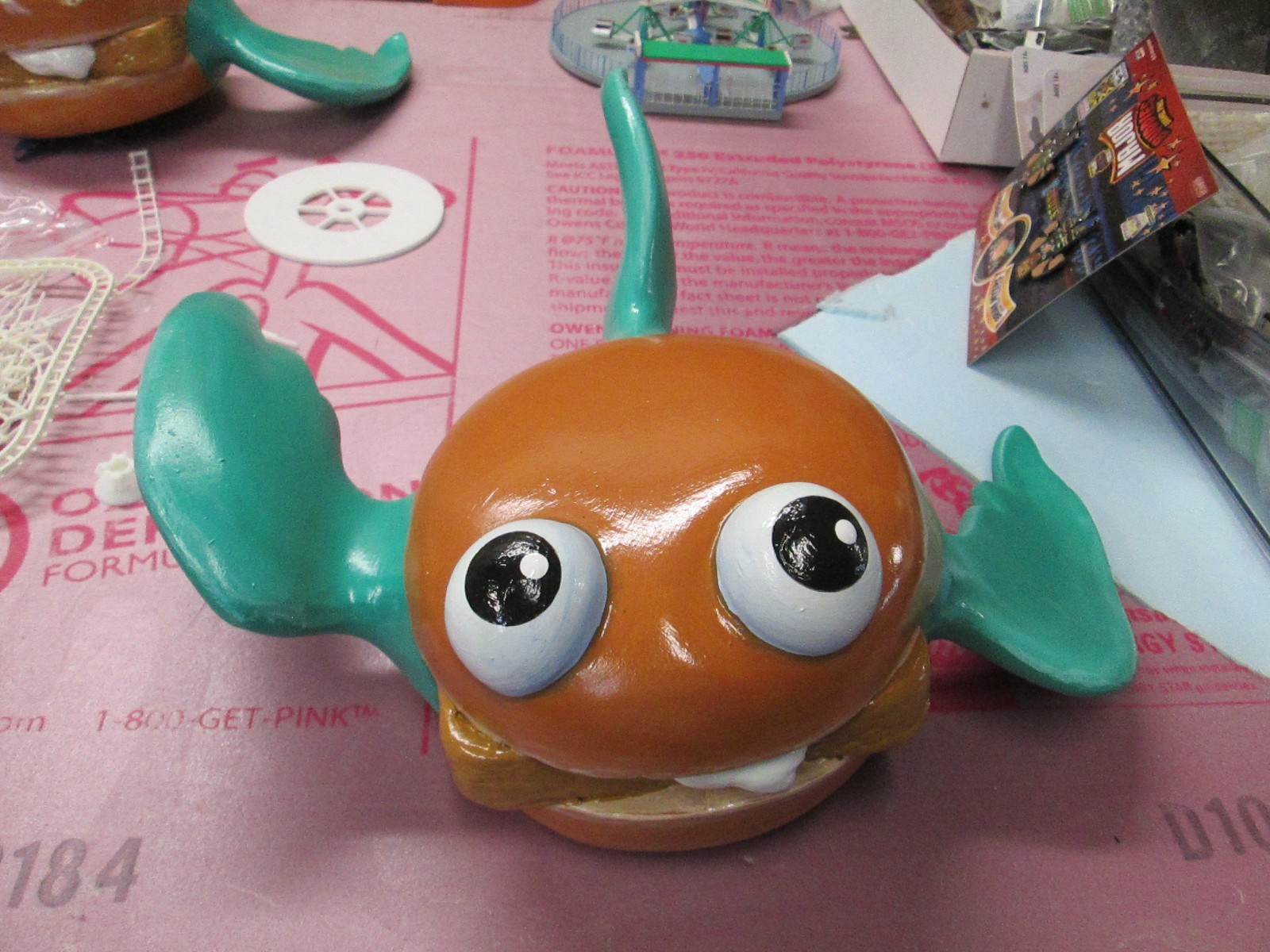 REPRODUCTION McDonalds Filet O Fish Wall Statue McDonaldland Setmakers REPRODUCTION McDonalds Filet O Fish Wall Statue McDonaldland Setmakers