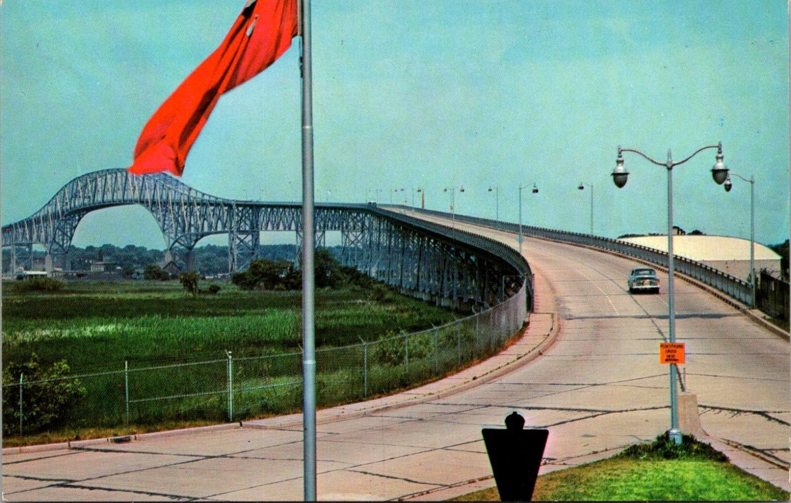 Postcard Sarnia Ontario Canada Blue Water International Bridge Vtg. UNP Postcard Sarnia Ontario Canada Blue Water International Bridge Vtg. UNP