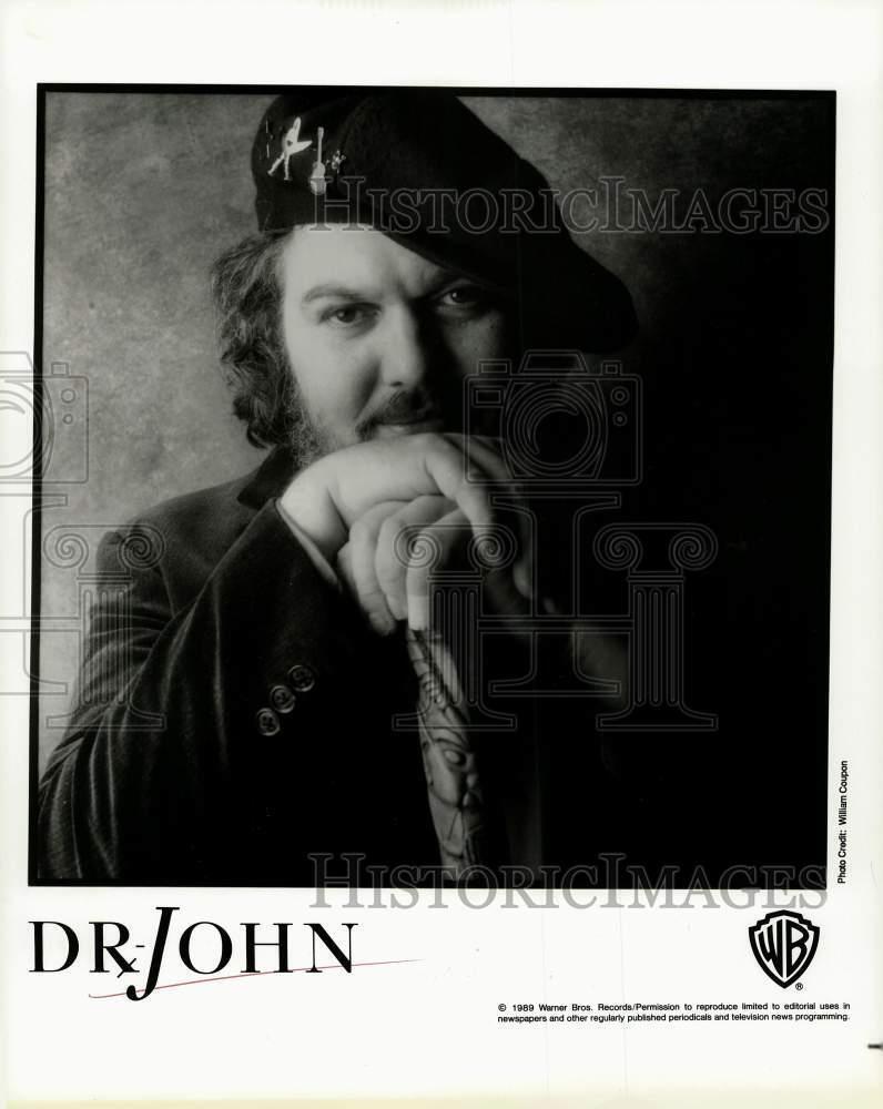 1989 Press Photo Musician Dr. John - hpp20647