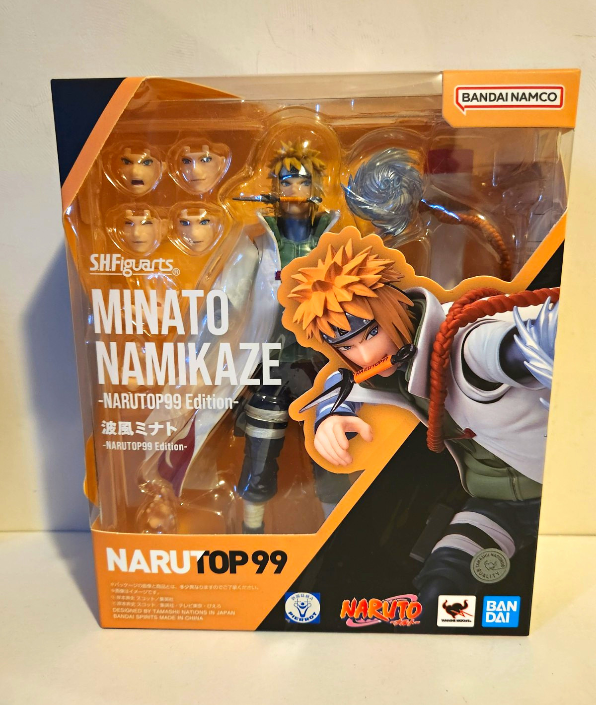SH Figuarts Naruto NARUTOP99 Minato Namikaze ( NEW )