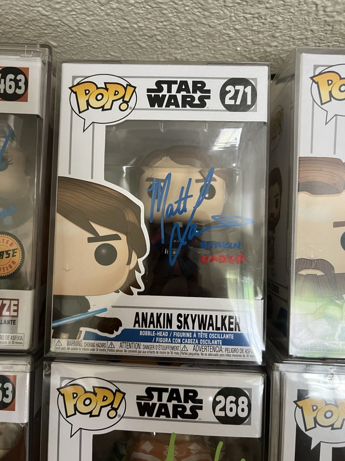 Anakin Skywalker (Funko POP 271) Star Wars Signed Matt Lanter JSA Authenticated Anakin Skywalker (Funko POP 271) Star Wars Signed Matt Lanter JSA Authenticated