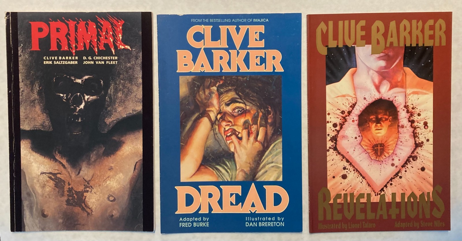 Clive Barker Horror Comic Lot Primal, Revelations, Dread, Dark Horse, Eclipse Clive Barker Horror Comic Lot Primal, Revelations, Dread, Dark Horse, Eclipse