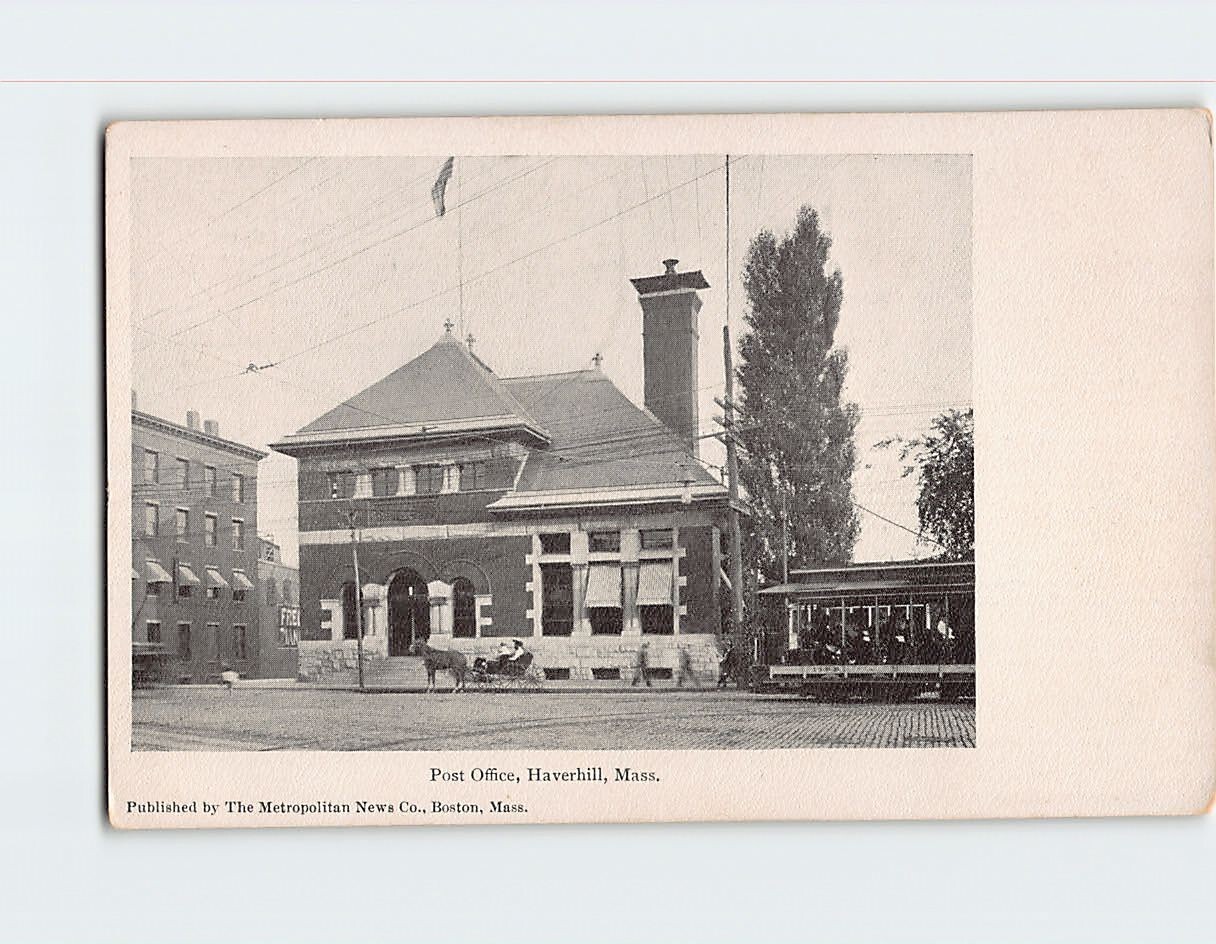 Post Office Haverhill Massachusetts USA T-316145 Post Office Haverhill Massachusetts USA T-316145