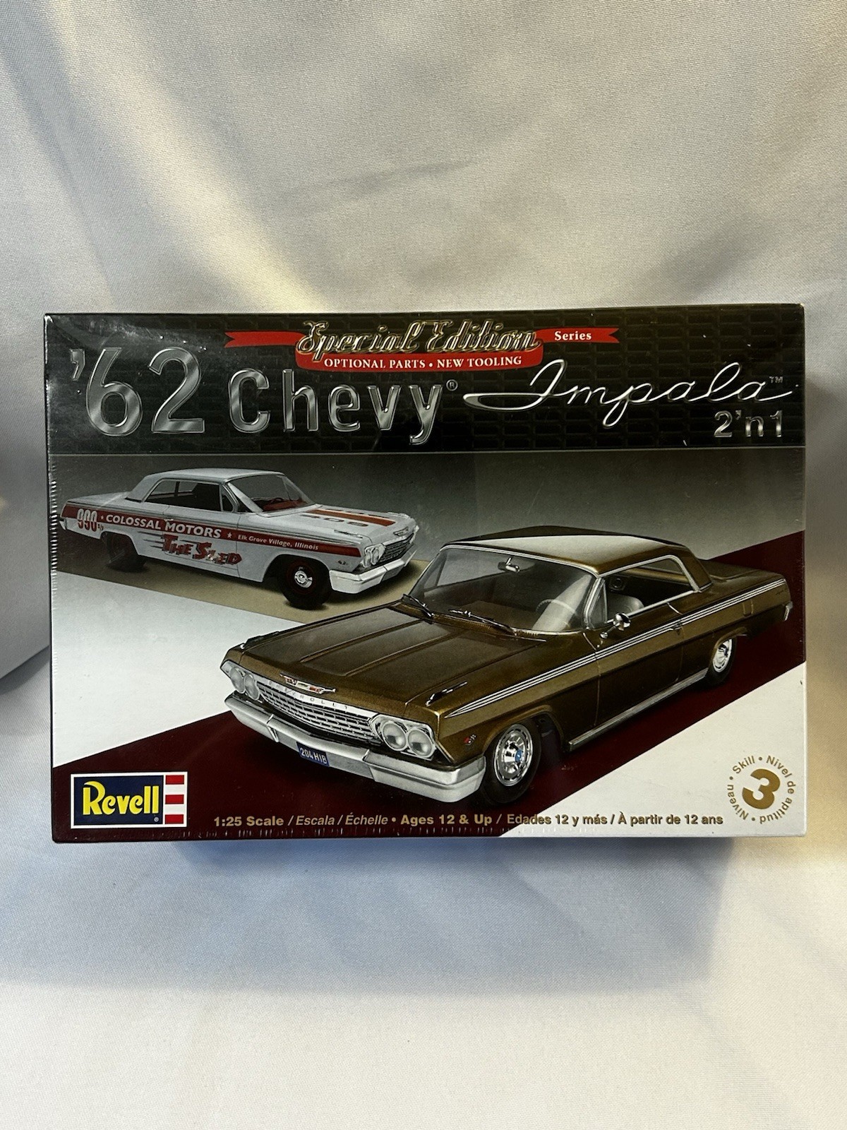 Revell Chevy '62 Impala Special Ed. 2' n 1 model kit NEW in FACTORY SEALED BOX Revell Chevy '62 Impala Special Ed. 2' n 1 model kit NEW in FACTORY SEALED BOX