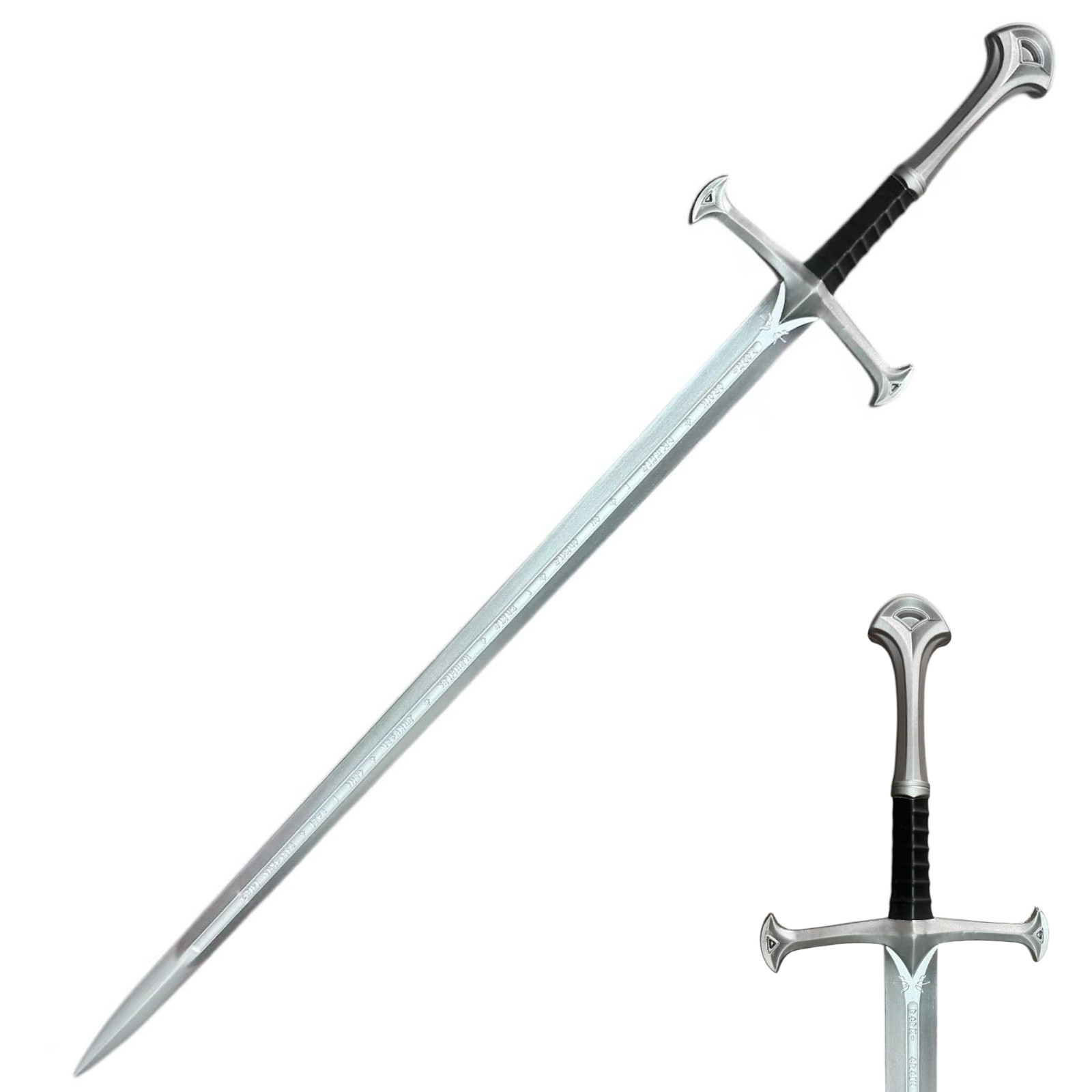 42" Foam Medieval Long Sword Replica – Lightweight PU Foam Fantasy Knight Sword 42" Foam Medieval Long Sword Replica – Lightweight PU Foam Fantasy Knight Sword