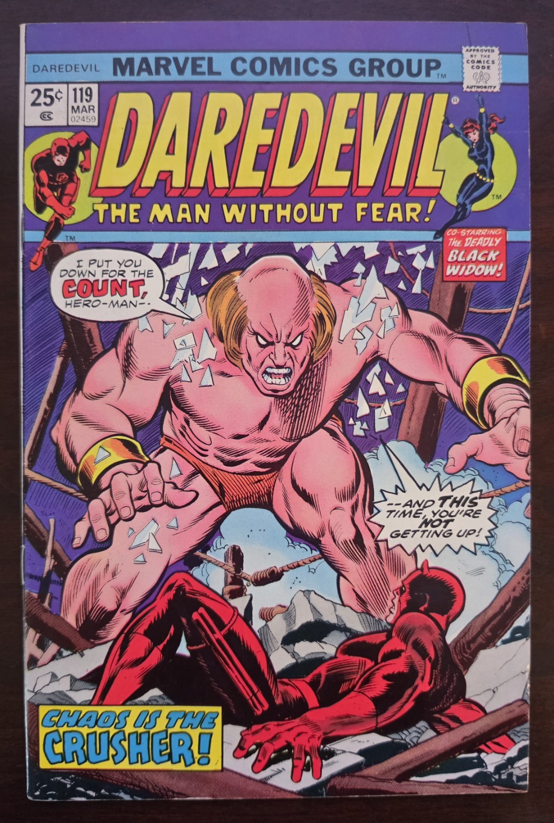 Daredevil #119 VF+ (Marvel Comics March 1975)