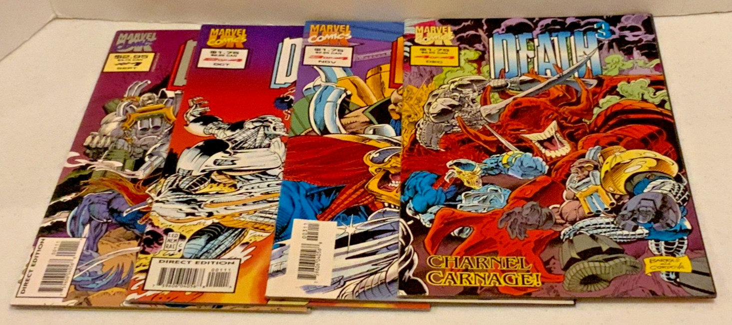 DEATH3 Issues #1-4 (Marvel Comics 1993) VF/NM DEATH3 Issues #1-4 (Marvel Comics 1993) VF/NM