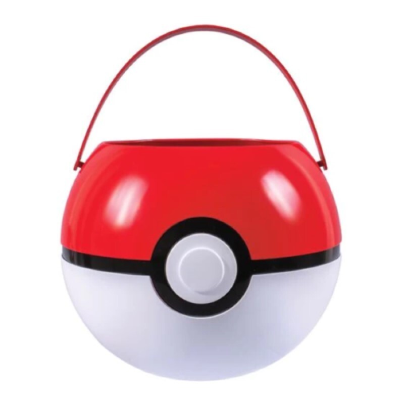 Pokemon PokeBall Treat Pail Red Pokemon PokeBall Treat Pail Red