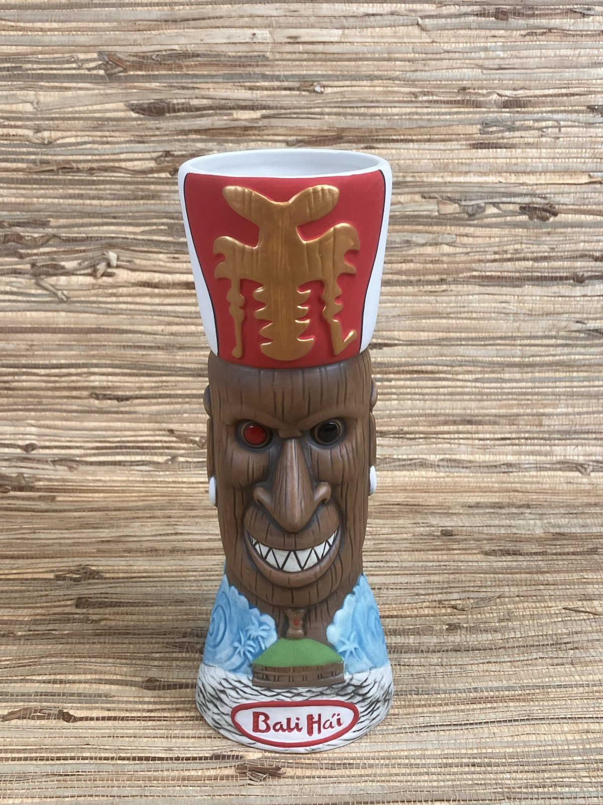 Bali Hai Goof on the Roof Tiki Mug Tiki Farm Dave Warshaw 9.25"  Shelter Island