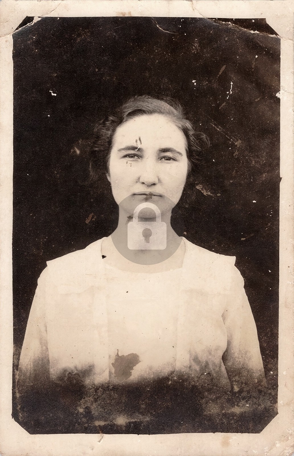 Ghostly Named Girl New Holland Georgia 1920 RPPC Photo Postcard COPY