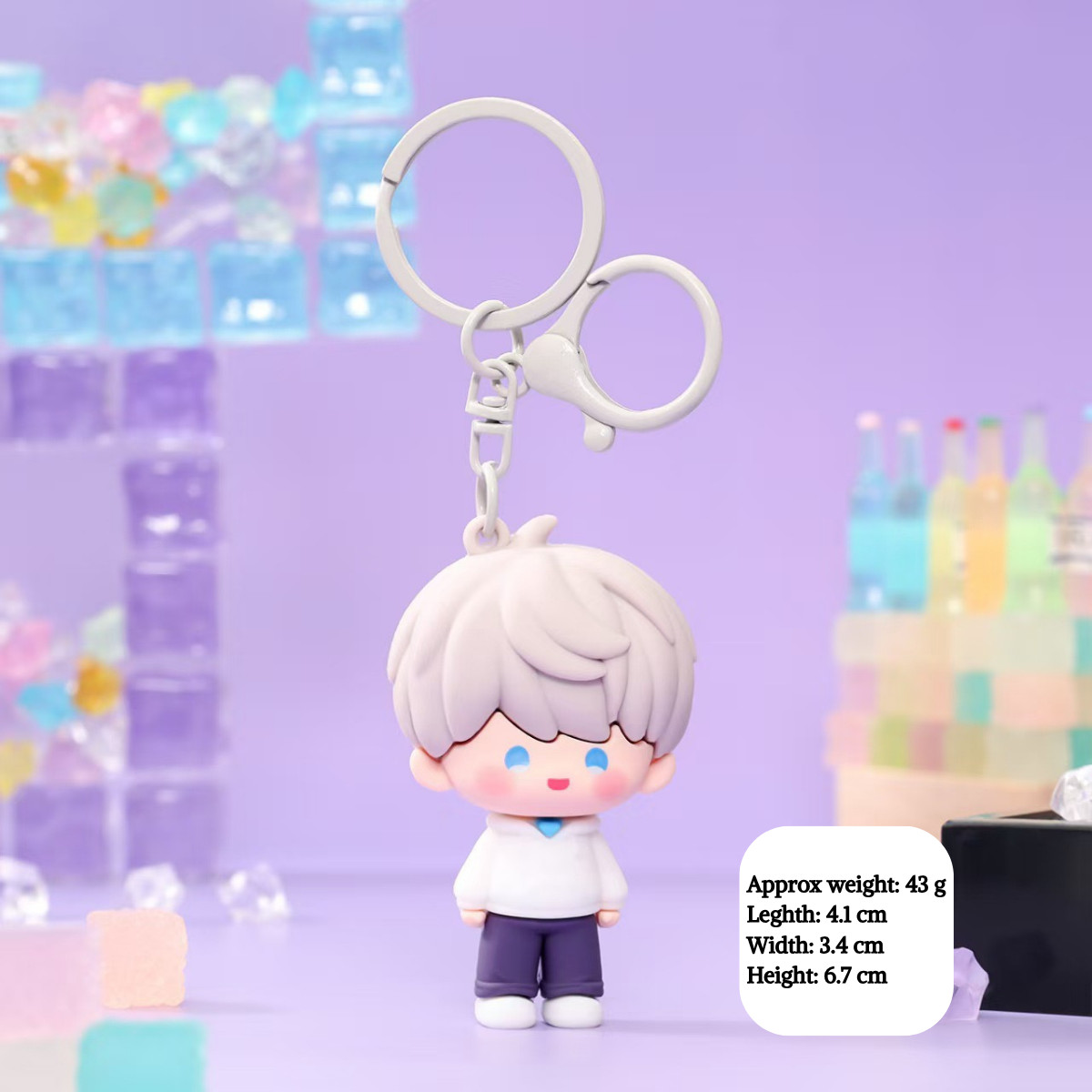 Love and Deepspace Sylus Xavier Zayne Rafayel Caleb Keychain Bag Charm Fanmerch
