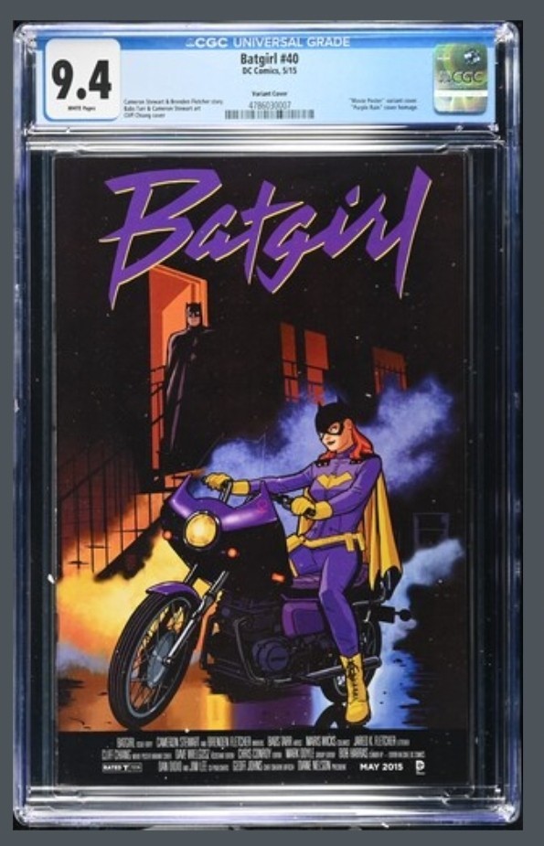 Batgirl #40 CGC 9.8 DC Comics 2015 Prince Purple Rain Homage Batgirl #40 CGC 9.8 DC Comics 2015 Prince Purple Rain Homage