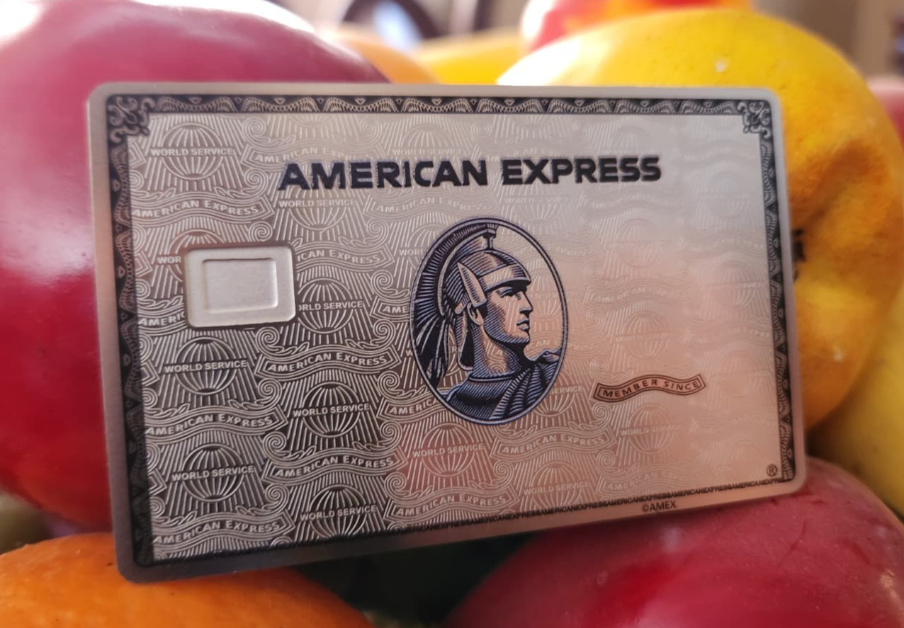 Customizable Metal AMEX Card W Chip Slot & Mg Strip - Silver 2026 Novelty Design
