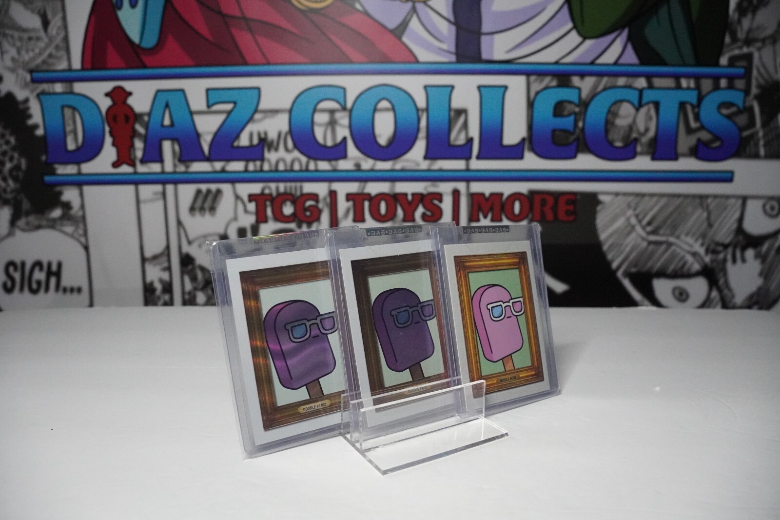 G.A.S. Trading Card Doodle #4762 IRL - Base, Limited Edition 40/100, Rainbow/20