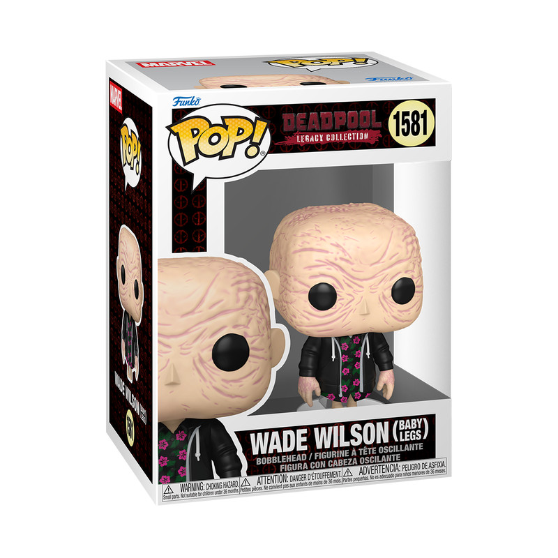 Funko Pop Marvel - Wade Wilson (Baby Legs) #1581 w/ Premium .5mm Protector Funko Pop Marvel - Wade Wilson (Baby Legs) #1581 w/ Premium .5mm Protector