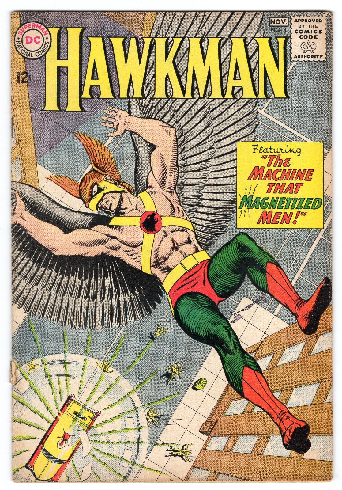 Hawkman 4 1964 DC Comics VG+ 4.5 1st App Zatanna Hawkgirl Hawkman 4 1964 DC Comics VG+ 4.5 1st App Zatanna Hawkgirl