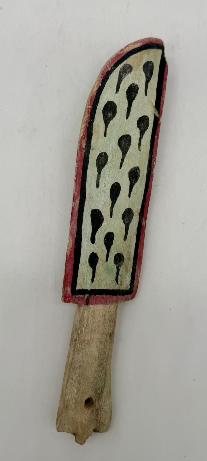 Rare Old Hopi Pueblo Painted Wood Knife