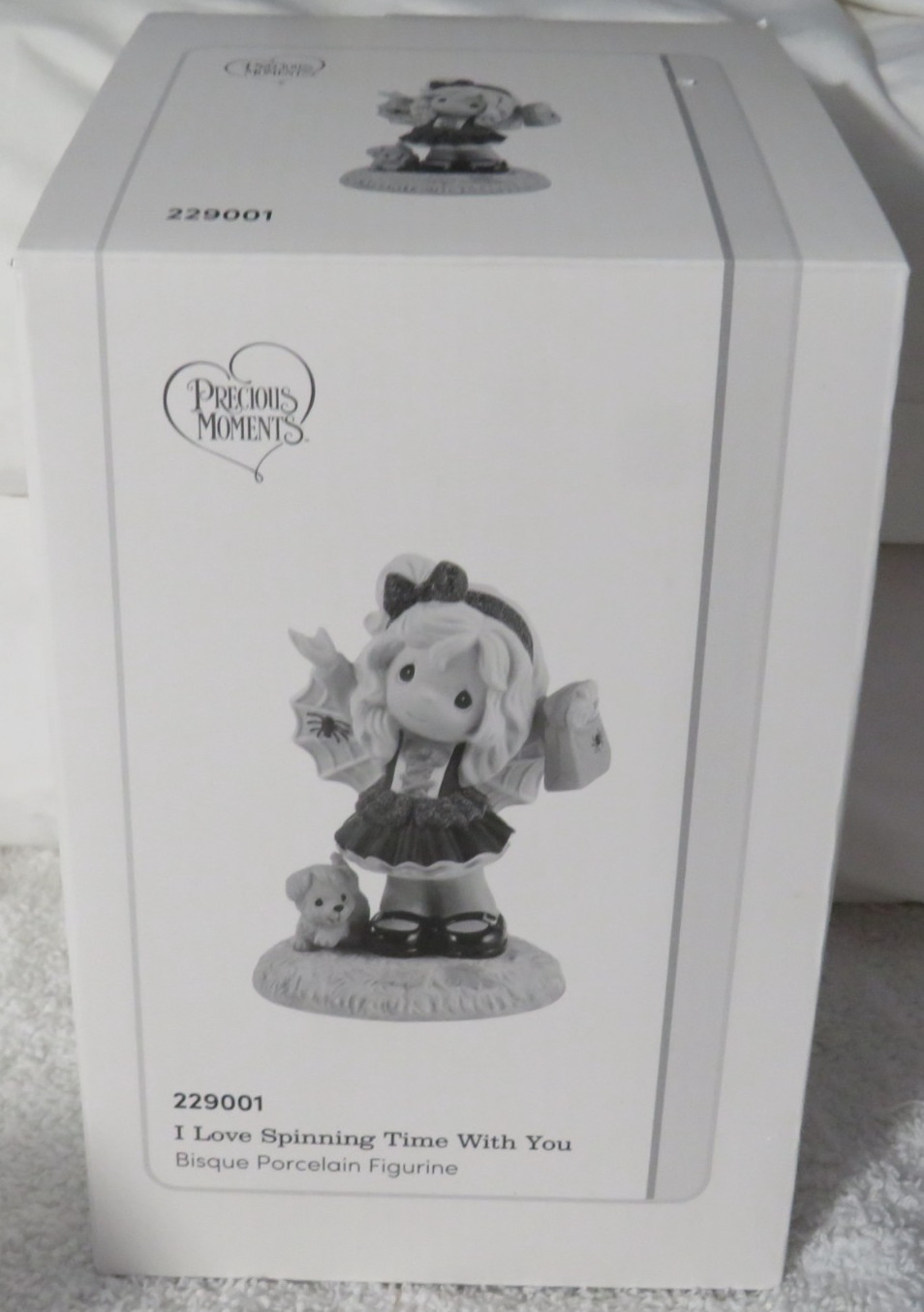 Precious Moments I Love Spinning Time W You Halloween Girl Puppy Figurine 229001