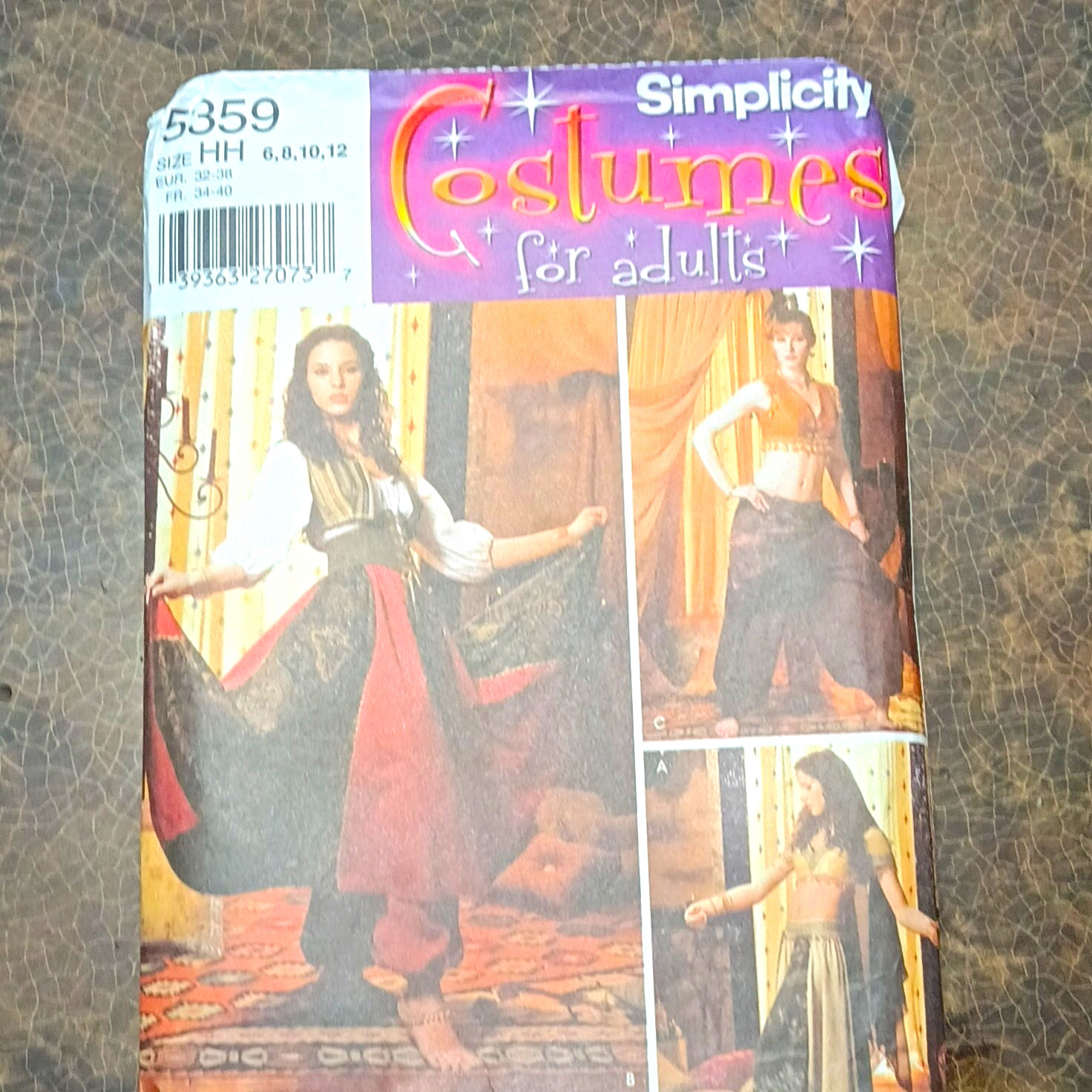 Simplicity 5359 Adult Costumes Sewing Pattern Contemporary Original Simplicity 5359 Adult Costumes Sewing Pattern Contemporary Original