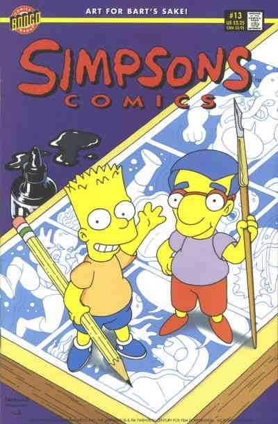 Simpsons Comics #13 (Newsstand) FN; Bongo | Jimbo Jones' Wedgie Comics - w/Bag+B Simpsons Comics #13 (Newsstand) FN; Bongo | Jimbo Jones' Wedgie Comics - w/Bag+B