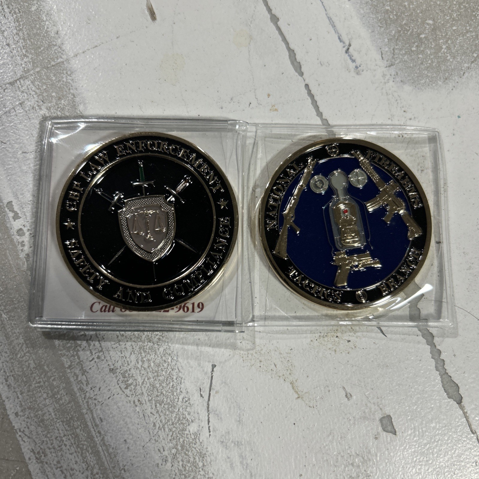 U.S. Customs and Border Protection Challenge Coin Firearms Use of Force