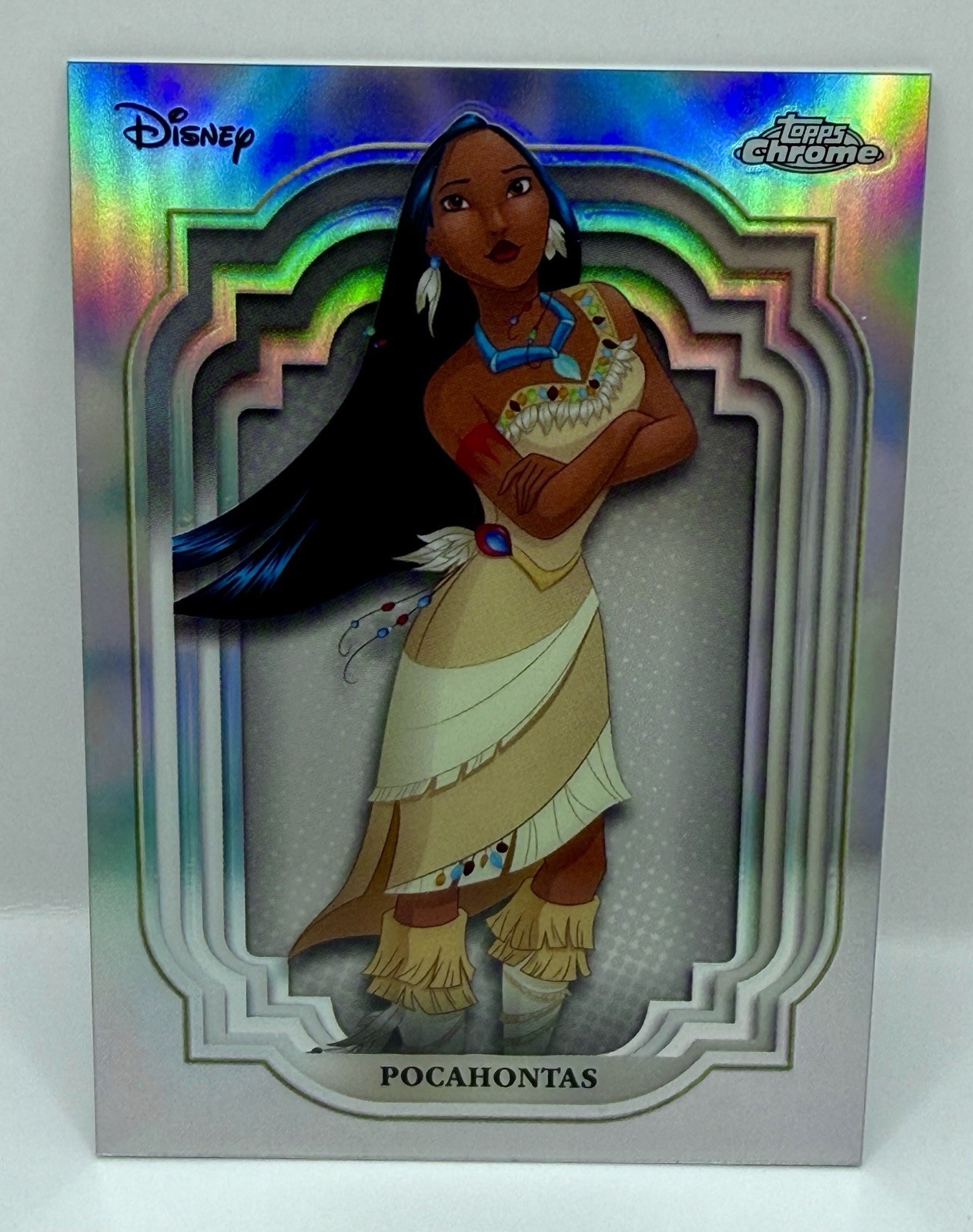 Topps 2024 Topps Chrome Disney 100 Pocahontas Refractor #61 English Card