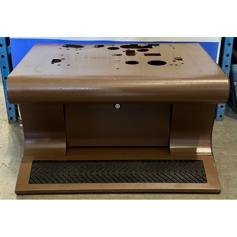 Bronze Slot Stand W/ Footrest & Side Panels Bronze Slot Stand W/ Footrest & Side Panels