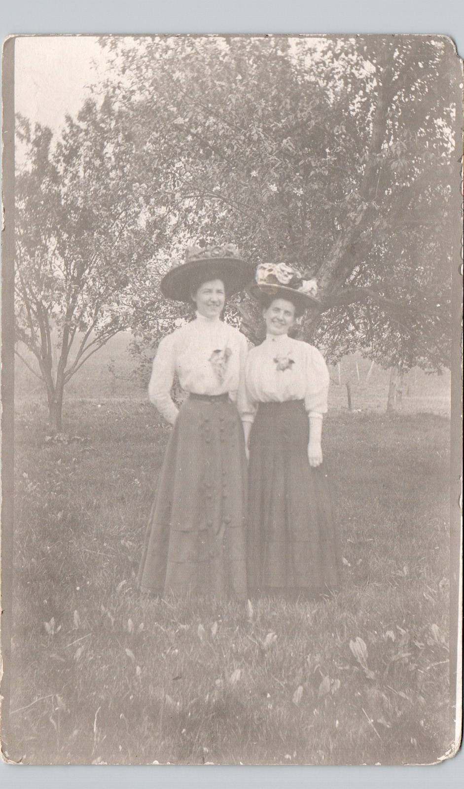 LADY FRIENDS des moines ia c1910 postcard iowa real photo rppc women