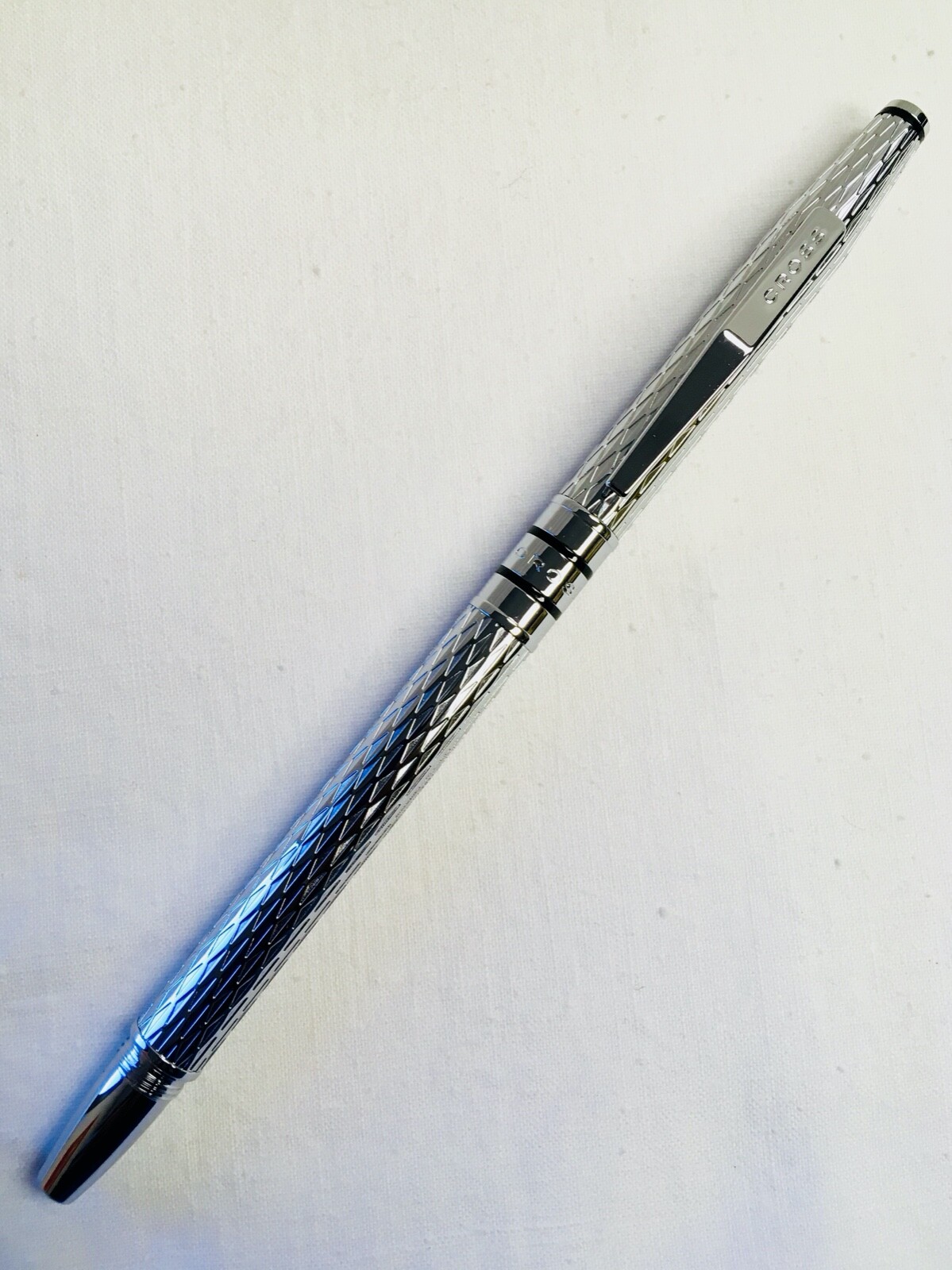 Cross Spire Icy Chrome Rolling Ball Pen -- DAMAGED PACKAGING