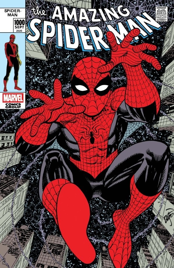 The Amazing Spider-Man #1000 Marvel Comics 1st Print 2026 1:25 Erik Larsen Cover The Amazing Spider-Man #1000 Marvel Comics 1st Print 2026 1:25 Erik Larsen Cover