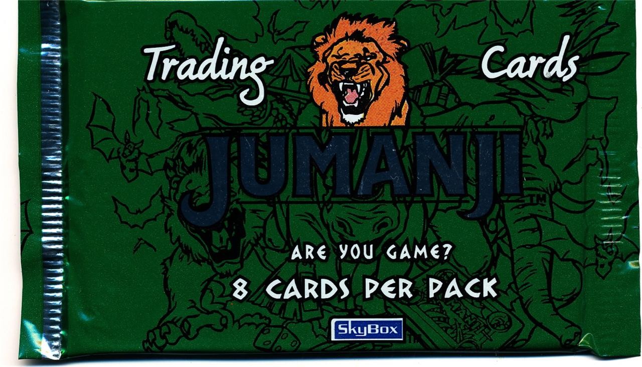 1995 Skybox Jumanji (Movie) Trading Card Packs(2) 1995 Skybox Jumanji (Movie) Trading Card Packs(2)