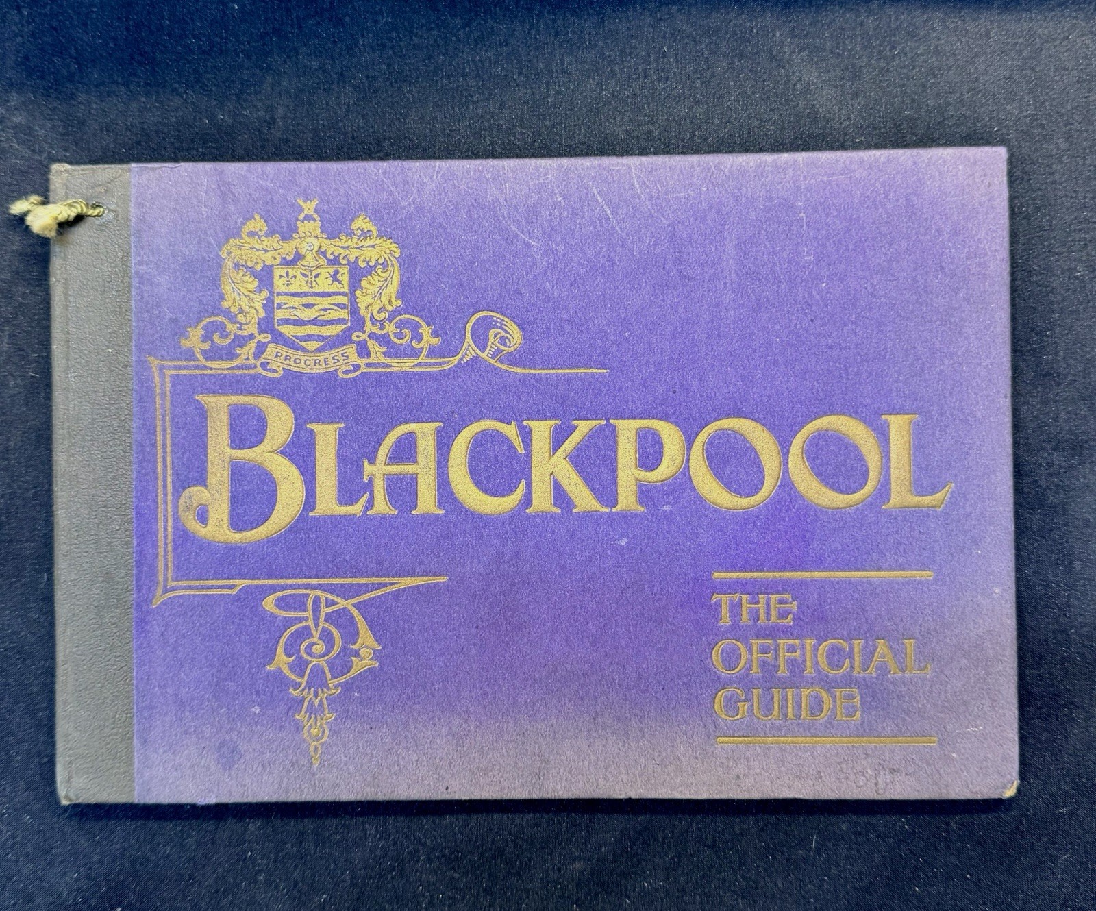 Antique 1914 Blackpool Official Guide Book - WWI Era British Travel Ephemera Antique 1914 Blackpool Official Guide Book - WWI Era British Travel Ephemera