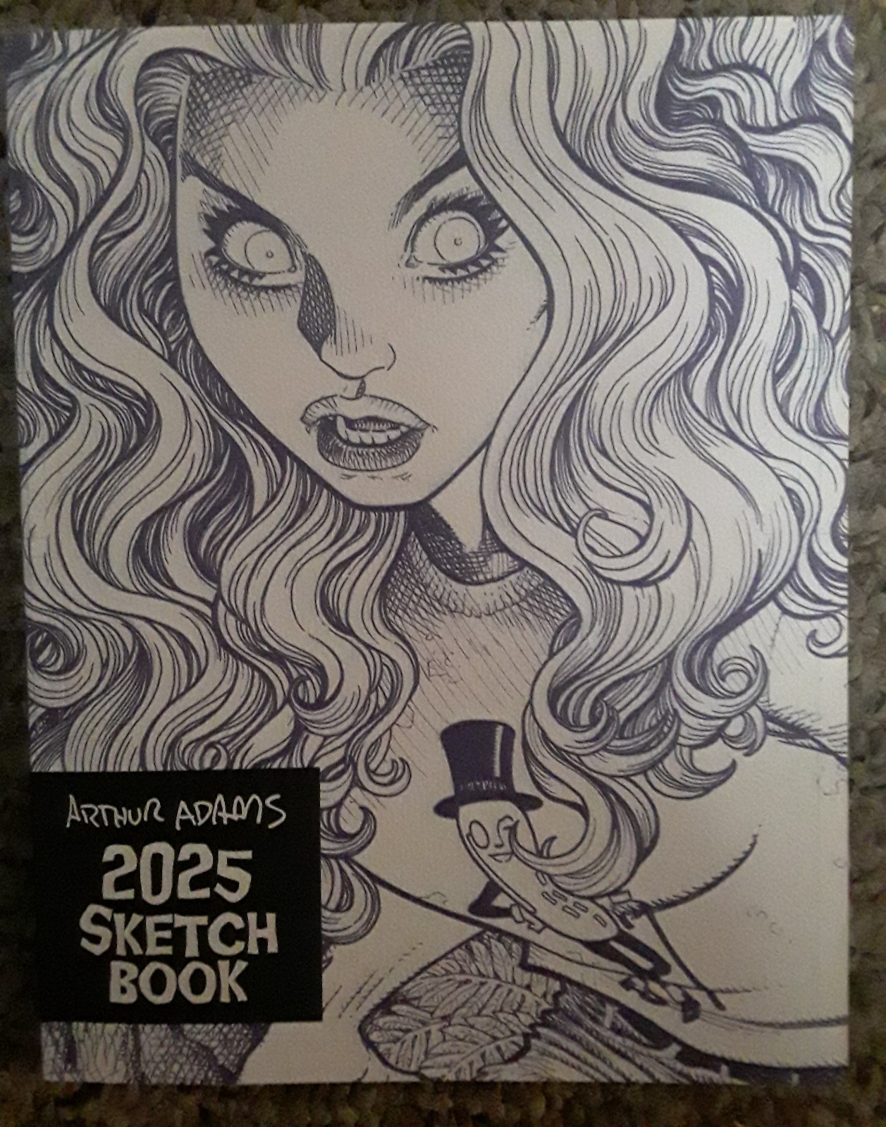 ARTHUR ADAMS 2025 SKETCHBOOK SIGNED 7x9" ESSENTIAL SEQUENTIAL