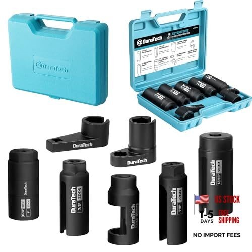 O2 Oxygen Sensor & Oil Pressure Socket Set, 1/2" 3/8" Drive x 22mm (7/8") 7PCS O2 Oxygen Sensor & Oil Pressure Socket Set, 1/2" 3/8" Drive x 22mm (7/8") 7PCS
