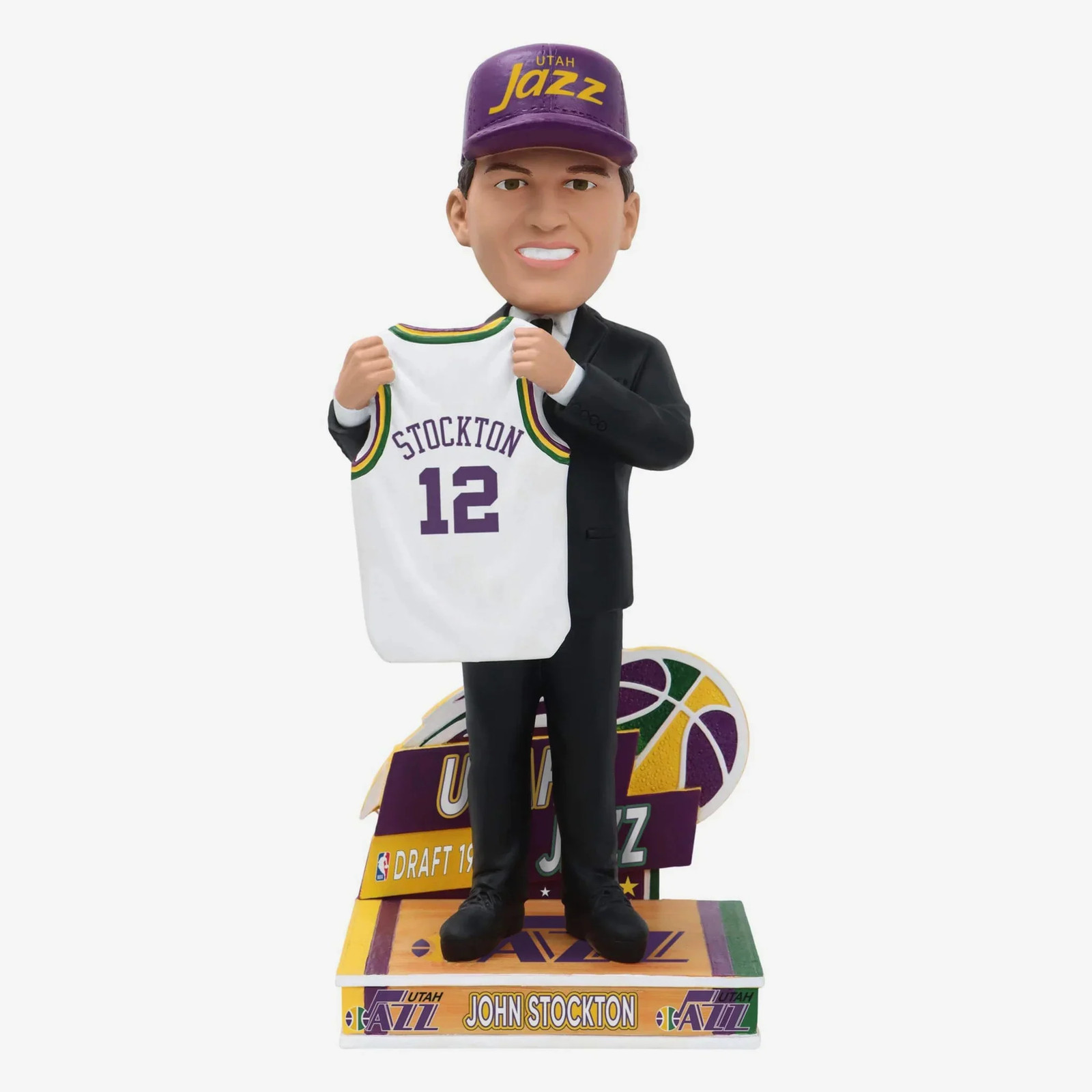 John Stockton Utah Jazz 1984 NBA Draft Pick Bobblehead NBA Basketball John Stockton Utah Jazz 1984 NBA Draft Pick Bobblehead NBA Basketball