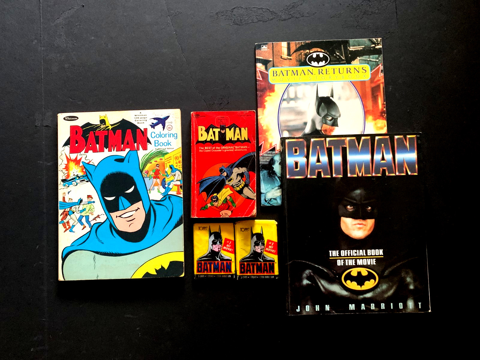 Vintage Mixed Lot Batman 60's-80's, Perfect For Kids or Collectors Vintage Mixed Lot Batman 60's-80's, Perfect For Kids or Collectors