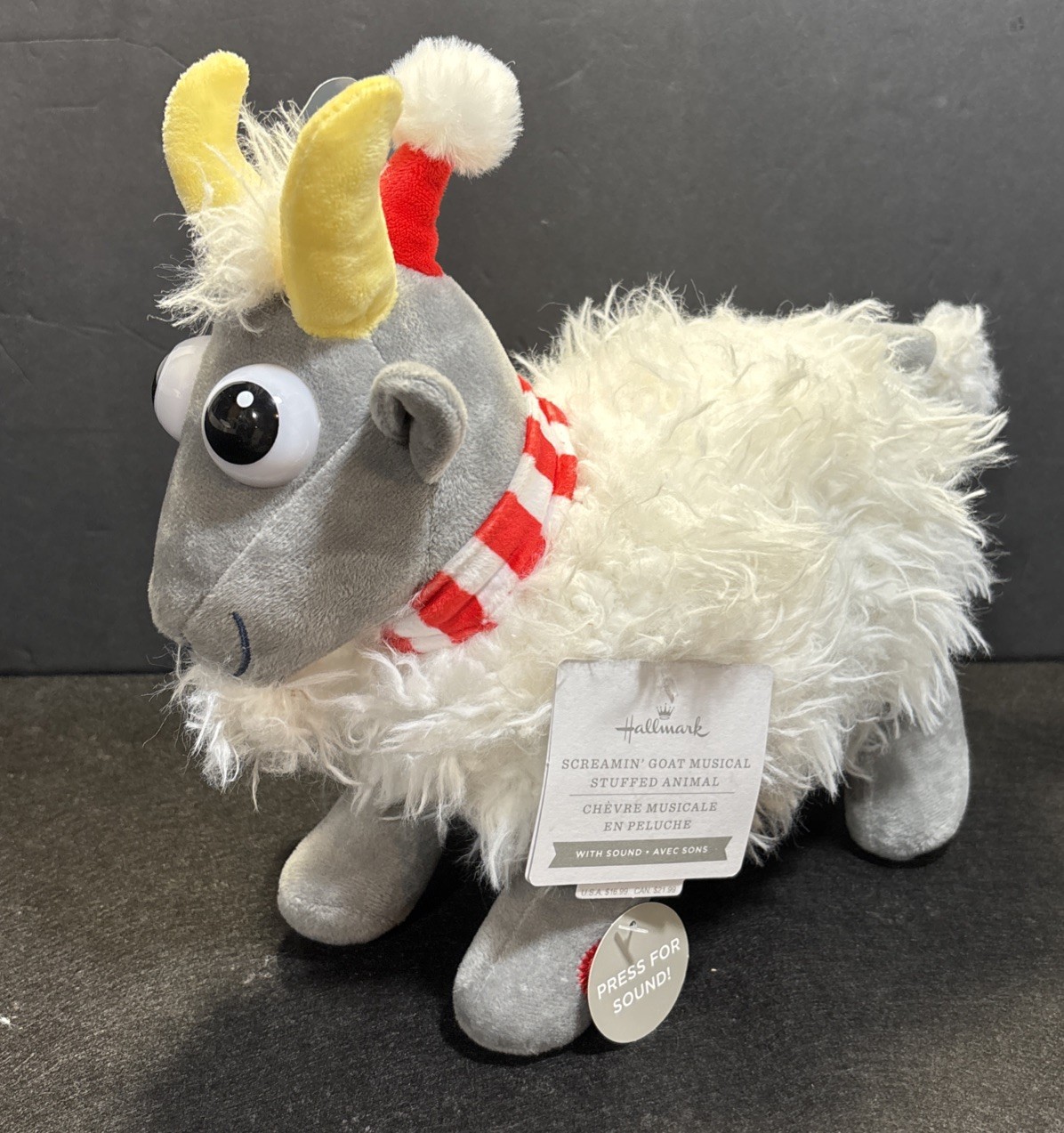 HALLMARK Screaming Goat Tis The Season Plush Christmas Toy w/ Music/Sound, NEW HALLMARK Screaming Goat Tis The Season Plush Christmas Toy w/ Music/Sound, NEW